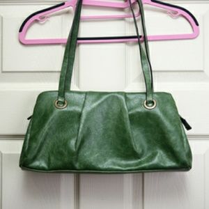 Vintage Green Barneys Hand Bag